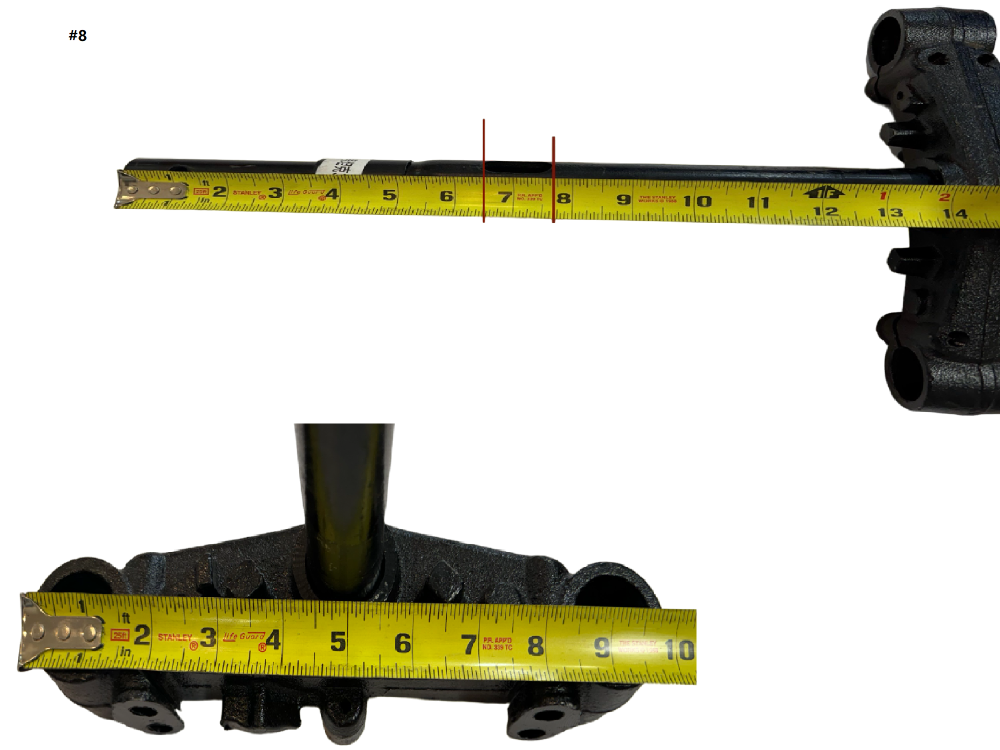 Front End Steering Fork Stem 12.9 inch (DF8)