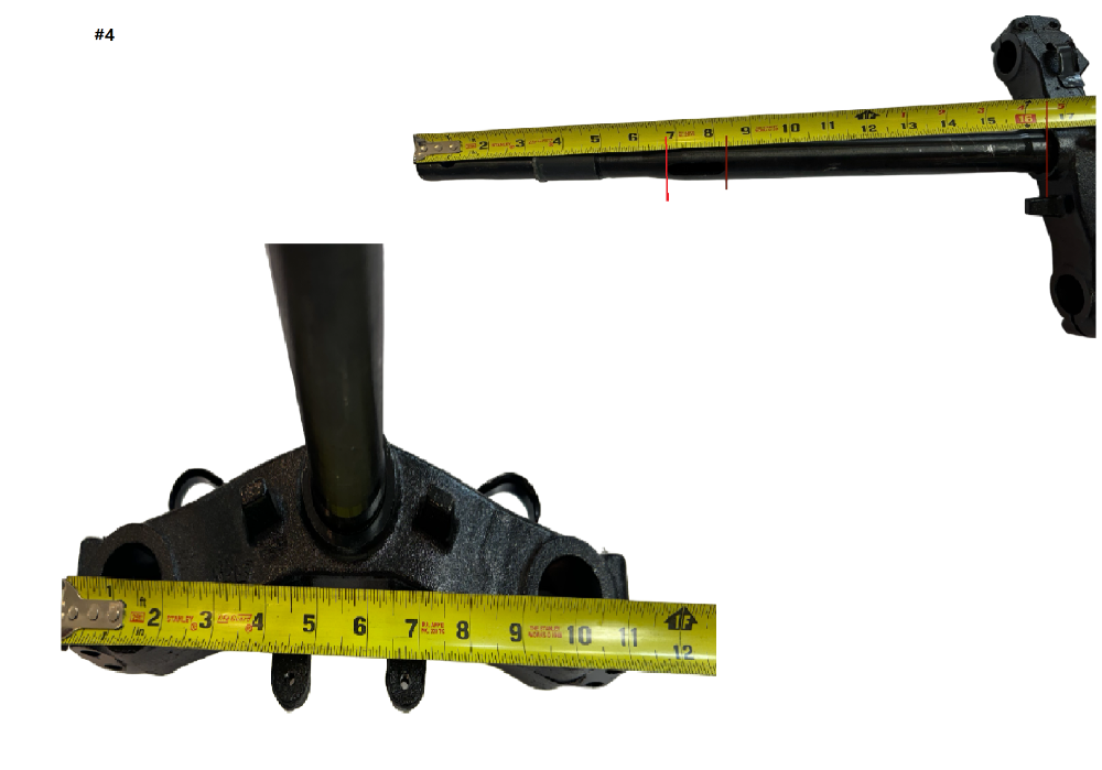Front End Steering Fork Stem 12inches (DF4)