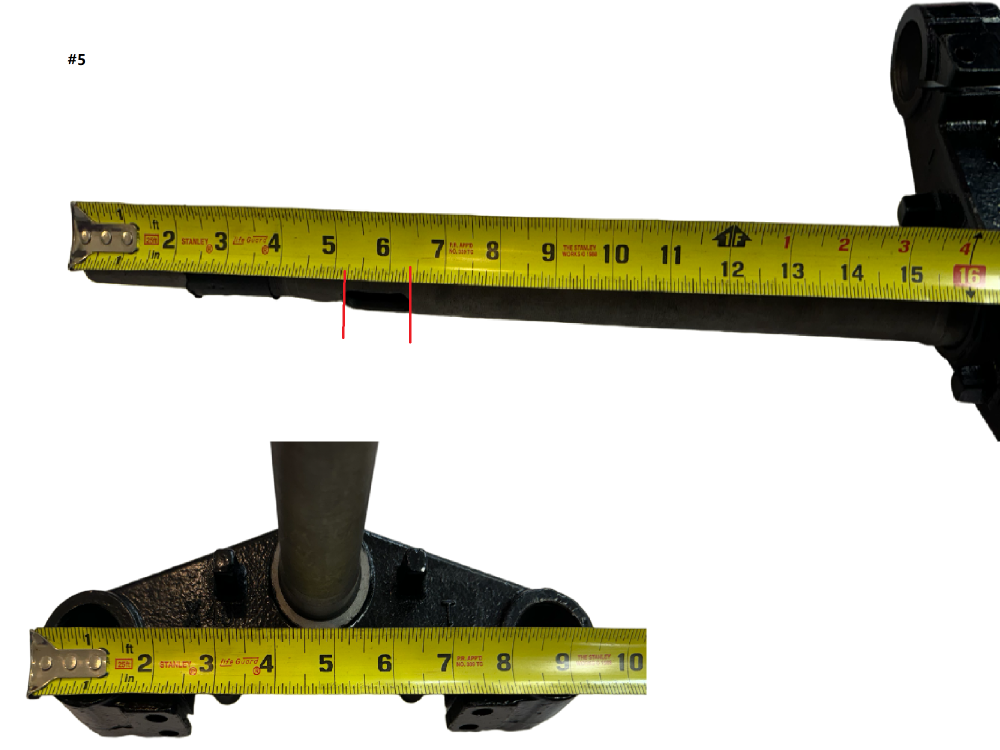 Front End Steering Fork Stem 18.5 inch (DF5)