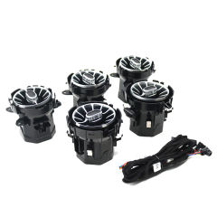 LDHMI Ambient Light 64 Colours Air Vent Rotary Tweeter For Mercedes-Benz A-Class（W177）AMG A35/45 CLA（W118）AMG CLA35/45 B-Class（W247）AMG B35/45 GLB（W247）AMG GLB35/45 GLA（W247）AMG GLA35/45
