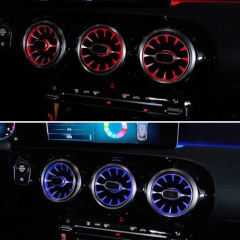 LDHMI Ambient Light 64 Colours Air Vent Rotary Tweeter For Mercedes-Benz A-Class W176 AMG A35/45 B-Class W246 AMG B35/45 GLA W247 AMG GLA35/45 CLA W117 AMG CLA35/45