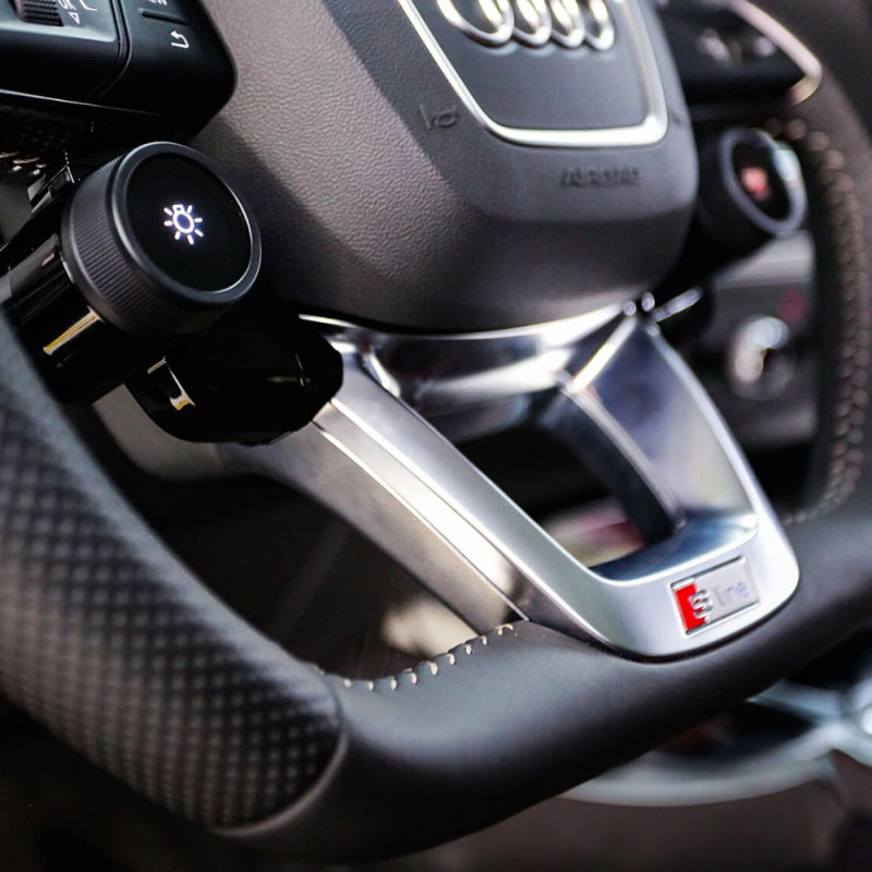 LDHMI Carbon Fiber Steering Wheel  for  Audi RS RS3 RS7 A3 A4 A5 A7 Q7 TT TTS R8