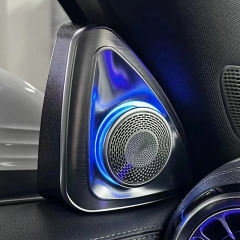 LDHMI Ambient Light 64 Colours Air Vent Rotary Tweeter For Mercedes-Benz A-Class（W177）AMG A35/45 CLA（W118）AMG CLA35/45 B-Class（W247）AMG B35/45 GLB（W247）AMG GLB35/45 GLA（W247 AMG GLA35/45
