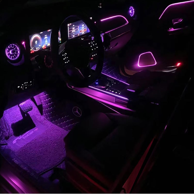 LDHMI Ambient Light 64 Colours Air Vent Rotary Tweeter For Mercedes-Benz A-Class（W177）AMG A35/45 CLA（W118）AMG CLA35/45 B-Class（W247）AMG B35/45 GLB（W247）AMG GLB35/45 GLA（W247 AMG GLA35/45