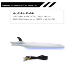 Passenger Dashboard Trim-Triple Star/No Logo，