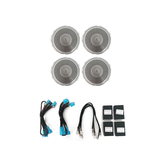 LDHMI Ambient Light 64 Colours Air Vent Rotary Tweeter For Mercedes-Benz C-Class（W205）AMG C43/C63 C-Class copue（W205）GLC（W253）AMG GLC43/63