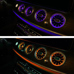 LDHMI Ambient Light 64 Colours Air Vent Rotary Tweeter For Mercedes-Benz 2016-2022 E-Class（W213）AMG E43/63