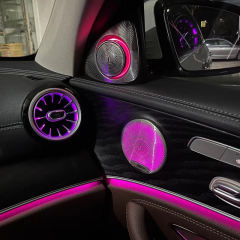 LDHMI Ambient Light 64 Colours Air Vent Rotary Tweeter For Mercedes-Benz 2016-2022 E-Class（W213）AMG E43/63