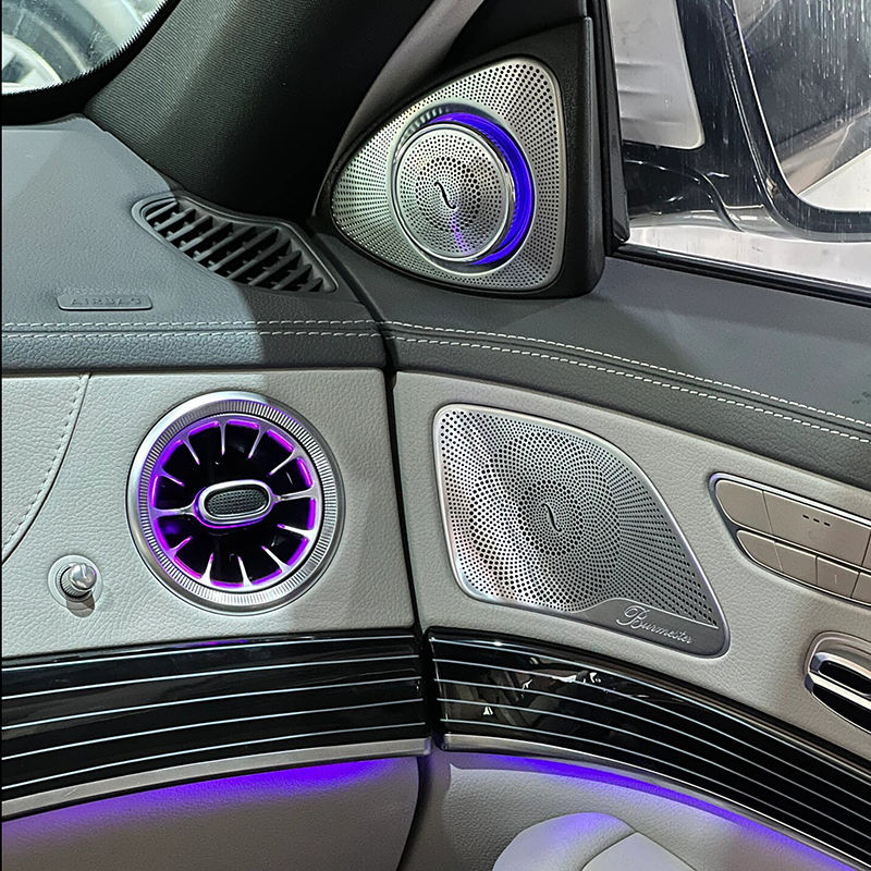 LDHMI Ambient Light 64 Colours Air Vent Rotary Tweeter For 2018-2020 S-Class（W222）