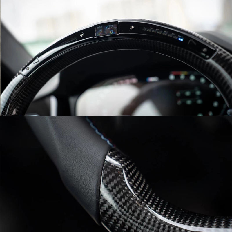 LDHMI Carbon Fiber Steering Wheel  for BMW  Series X 1 2 3 4 5 6 7 8 G F35 01 02 03 06 07 10 11 12 13 I5 I6 20 21 22 23 24 25 28 30 31 33 368 48 S GT E46 39 60 83 90 91 92 93 70 71 72 M3 5 6 8