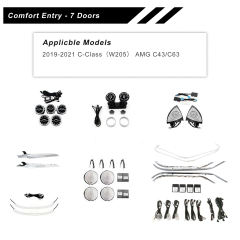 Original Without Ambient Light- 7 pieces set，