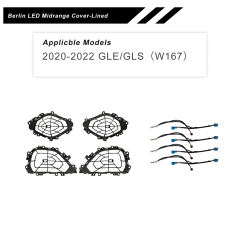 Berlin LED Midrange Cover-Lined，