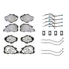 LDHMI Ambient Light  Air Vent Rotary Tweeter For Mercedes-Benz 2020-2022 GLE/GLS（W167）Berlin LED Midrange Cover-Lined Rear Seat Ambient Lighting