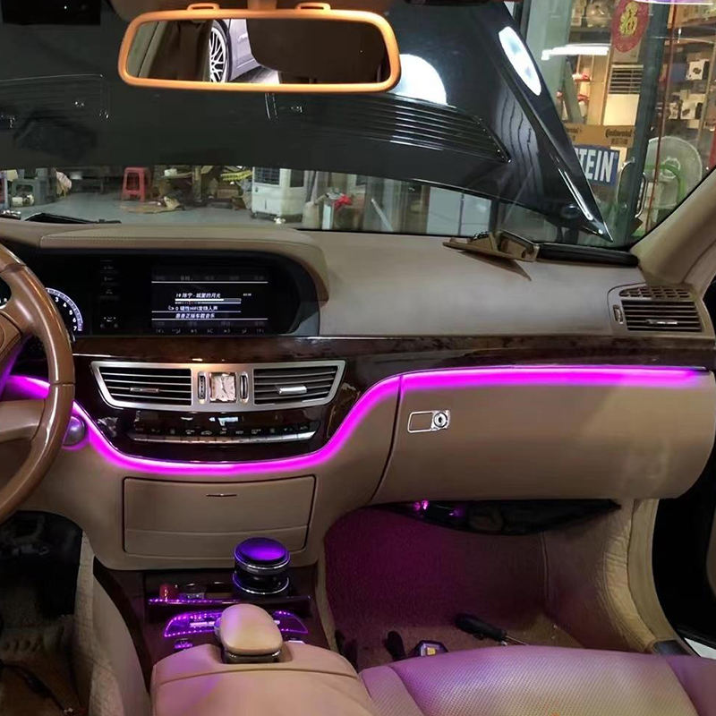 LDHMI Ambient Light 12 Colours Air Vent Rotary Tweeter For Mercedes-Benz 2012-2019 GLE/GLS/GL/ML（W166）