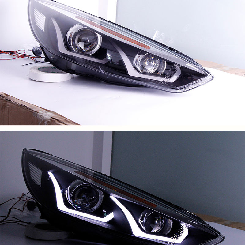 LED Headlight For Ford 2015-2018 Focus Running Lamp Rear tail light