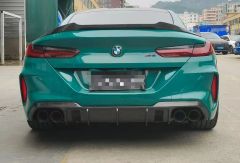 For BMW M8 carbon fiber diffuser front lip side skirt bodykit