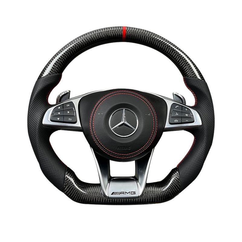 For Mercedes Benz W205 carbon fiber steering wheel