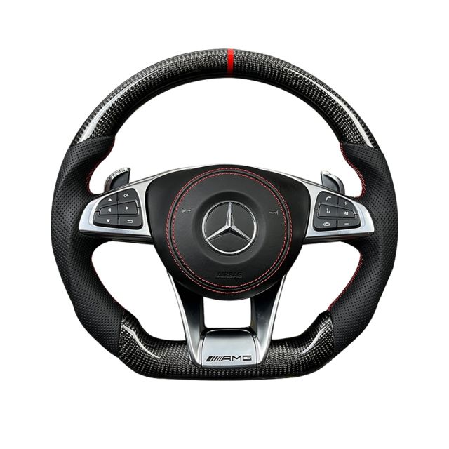 For Mercedes Benz W205 carbon fiber steering wheel