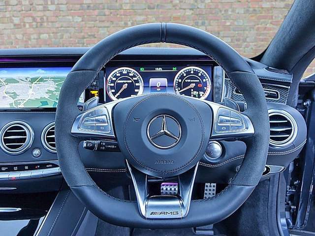 For Mercedes Benz W205 amg leather and alcantara steering wheel