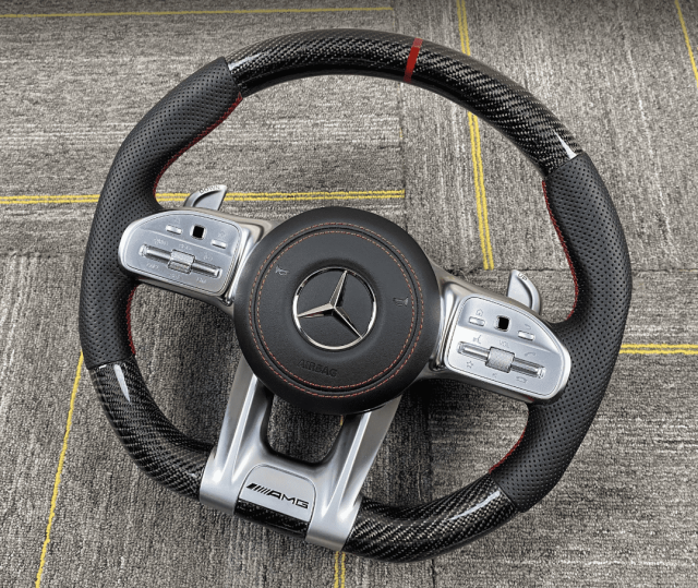 For Mercedes Carbon Fiber Steering Wheel