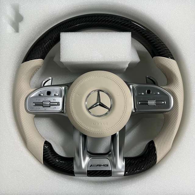 For Mercedes Benz  AMG old model upgrade to new model carbon fiber steering wheel