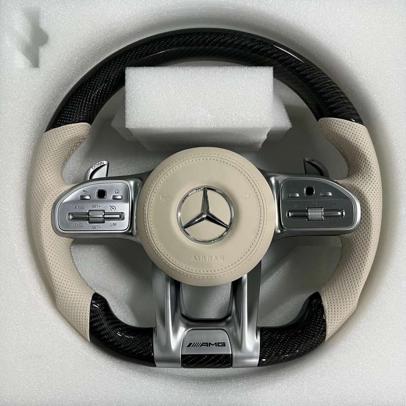 For Mercedes Benz  AMG old model upgrade to new model carbon fiber steering wheel