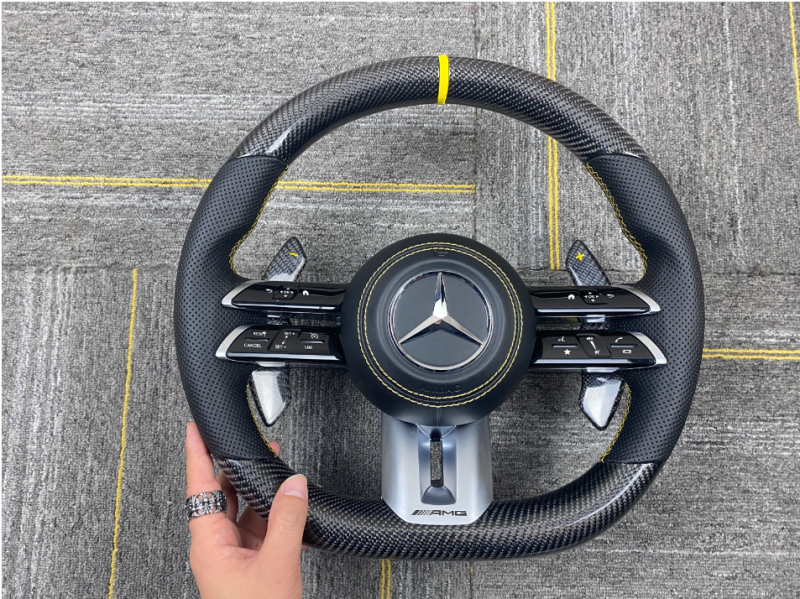 For Mercedes Benz Cl500 W216  2008 carbon fiber steering wheel