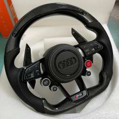 For  Audi R8 carbon fiber steering wheel