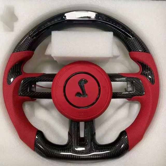 For 2010 Mustang carbon fibre steering wheel