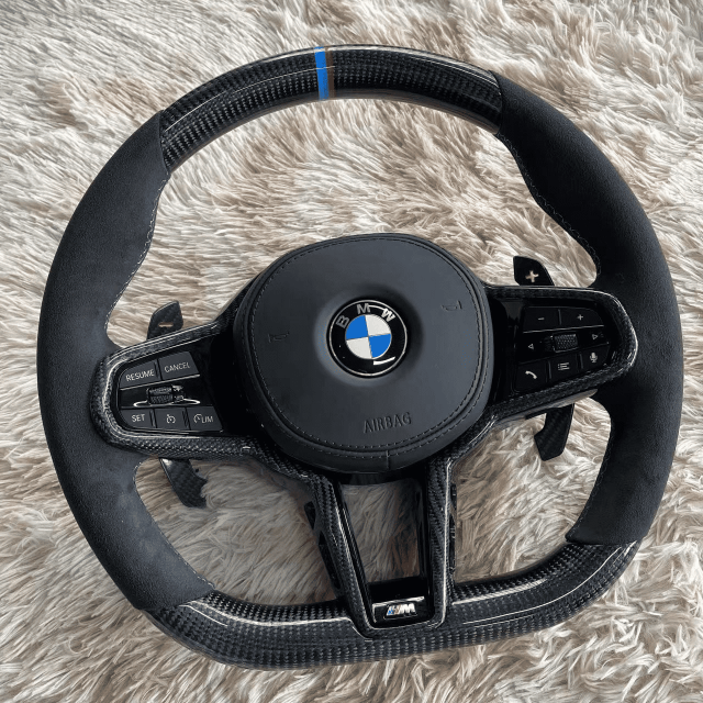 For BMW G42 M2 Upgraded carbon fiber steering wheel core + trim