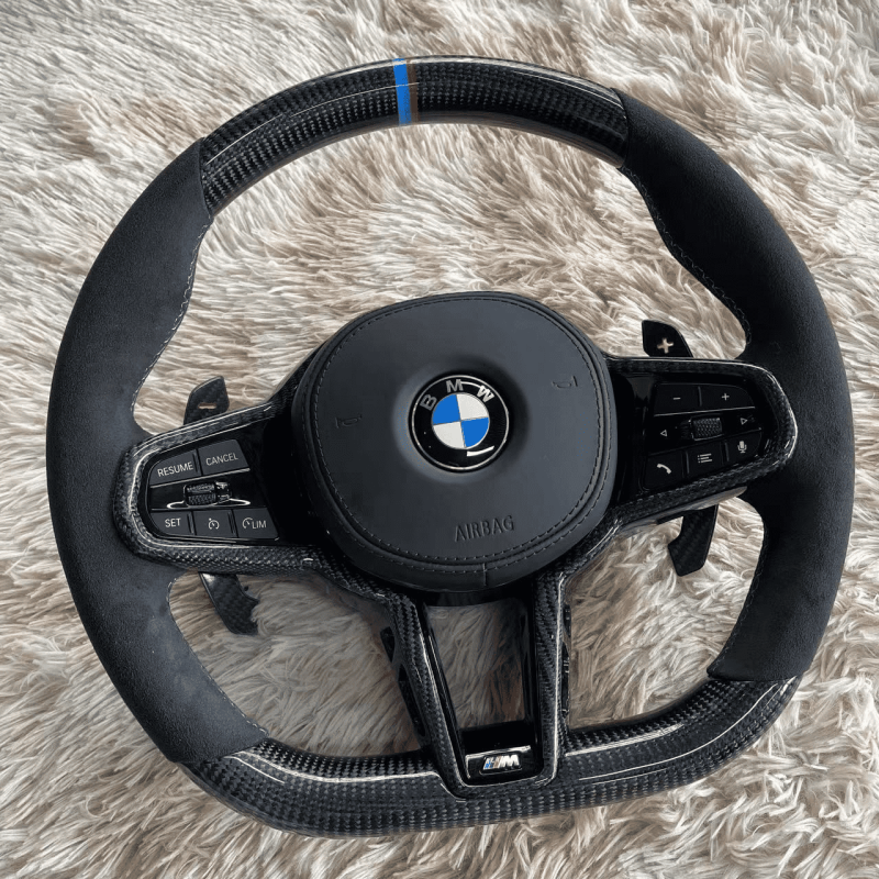 For BMW G42 M2 Upgraded carbon fiber steering wheel core + trim