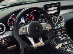 For 2018 Mercedes-Benz C63s Carbon fiber steering wheel