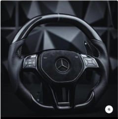 For Mercedes C63 W204 carbon fiber steering wheel