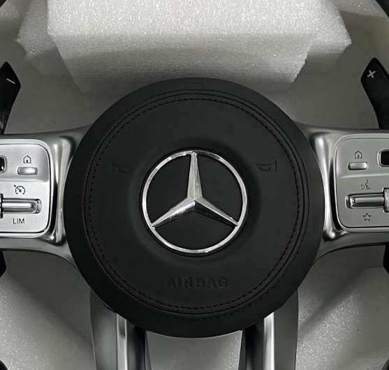 For Mercedes-Benz E53coupe steering wheel leather airbag cover