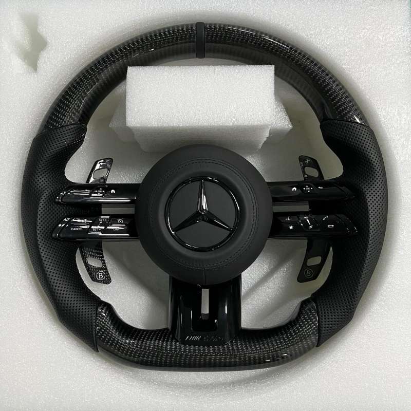 Fits Mercedes AMG GT53, upgraded with new carbon fiber steering wheel