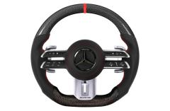 Fits Mercedes AMG 2017 c43, upgraded with new carbon fiber steering wheel