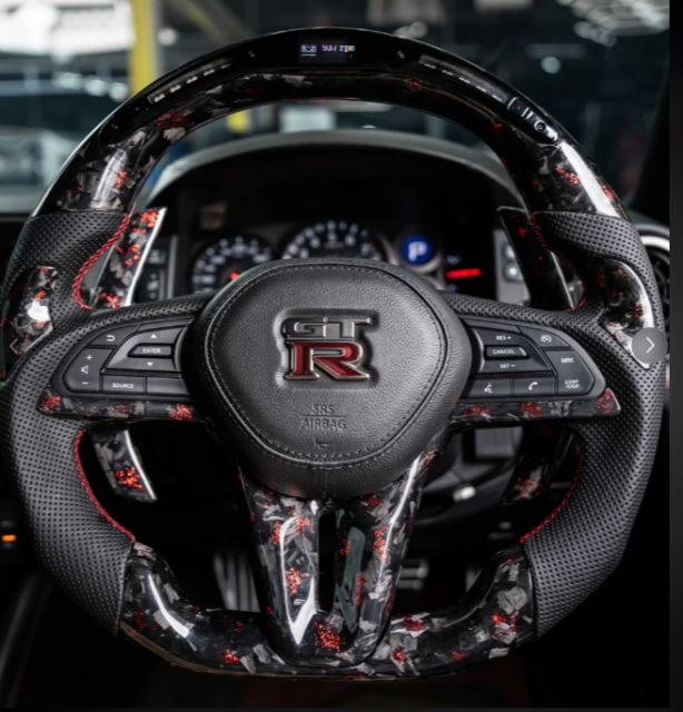 For Nissan GTR upgraded with new model Carbon fiber steering wheel
