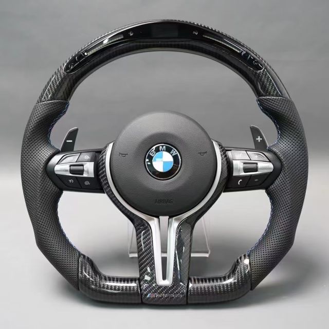 For BMW 440i 2018 F32 Carbon fiber steering wheel
