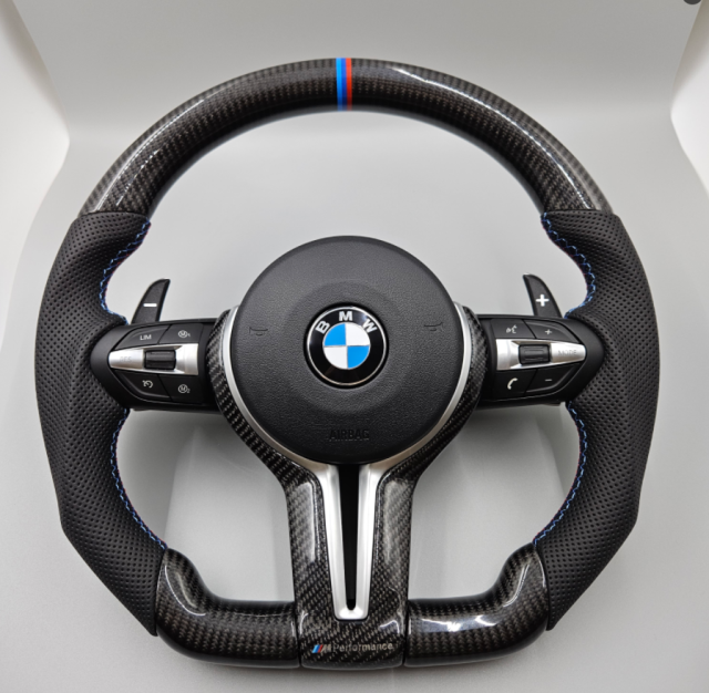 For BMW 1-4 series Carbon fiber steering wheel