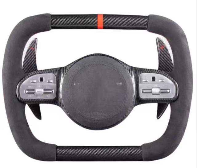 For Mercedes-Benz 2012 C63 Carbon fiber steering wheel