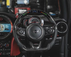 For BMW mini cooper Sport style carbon fiber steering wheel