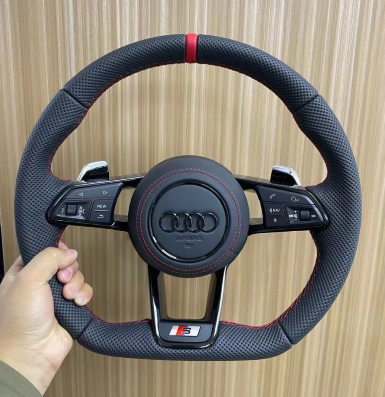 For audi S5 R8 full leather style steering wheel