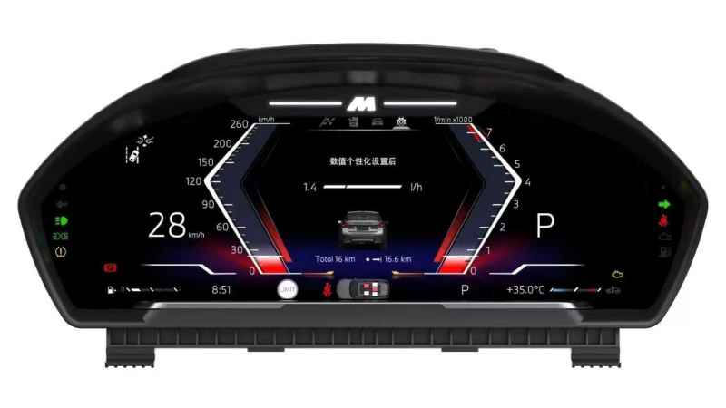 LCD cluster For Mercedes BMW VW AUDI