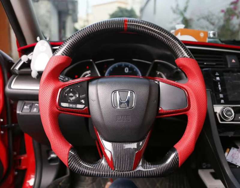 carbon fiber steering wheel for civic