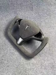 For Tesla model 3 y s x carbon fiber steering wheel