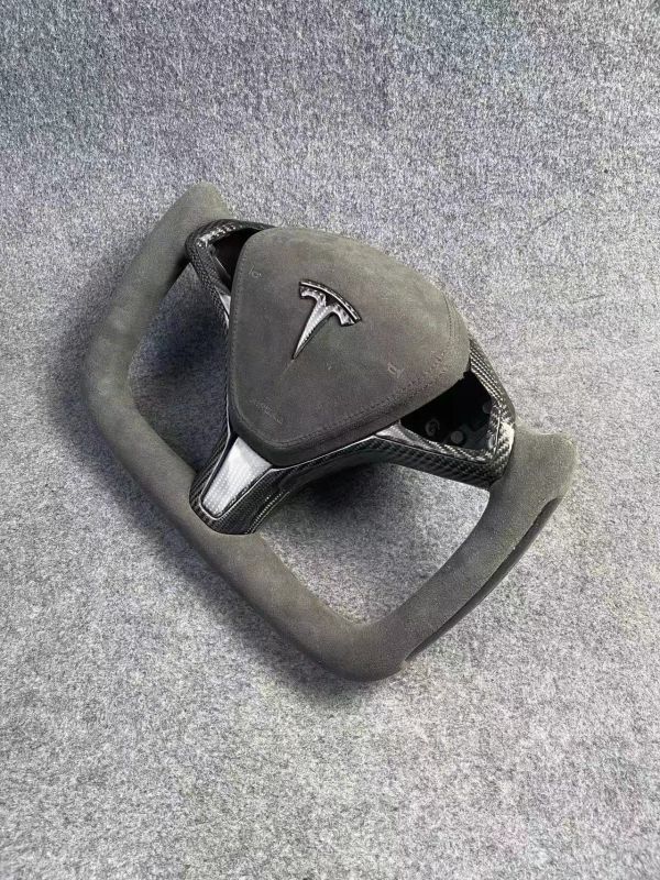 For Tesla model 3 y s x carbon fiber steering wheel