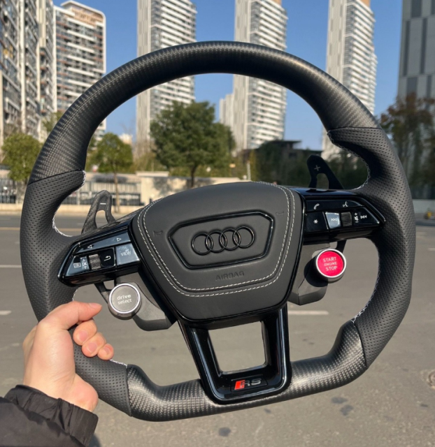 For audi S5 upgrade New model carbon fiber steering wheel