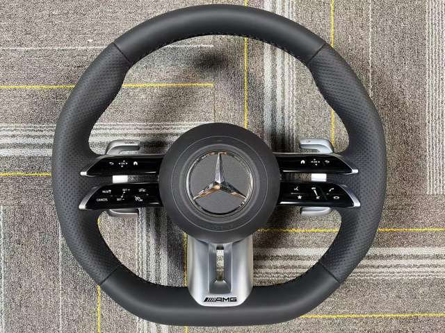 LDHMI Carbon Fiber Steering Wheel  for Mercedes-Benz A B C G E S-Class GLA GLB GLC GLE GLK GL SL SLK  Maybach BRABUS AMG GT W190 C190 W205 C205 W166 W167 W177 W213 W217 C217 W222 W223 W253 W257 W292 W463 W464