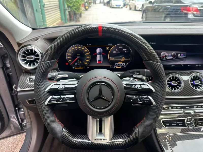 LDHMI Carbon Fiber Steering Wheel  for Mercedes-Benz A B C G E S-Class GLA GLB GLC GLE GLK GL SL SLK  Maybach BRABUS AMG GT W190 C190 W205 C205 W166 W167 W177 W213 W217 C217 W222 W223 W253 W257 W292 W463 W464
