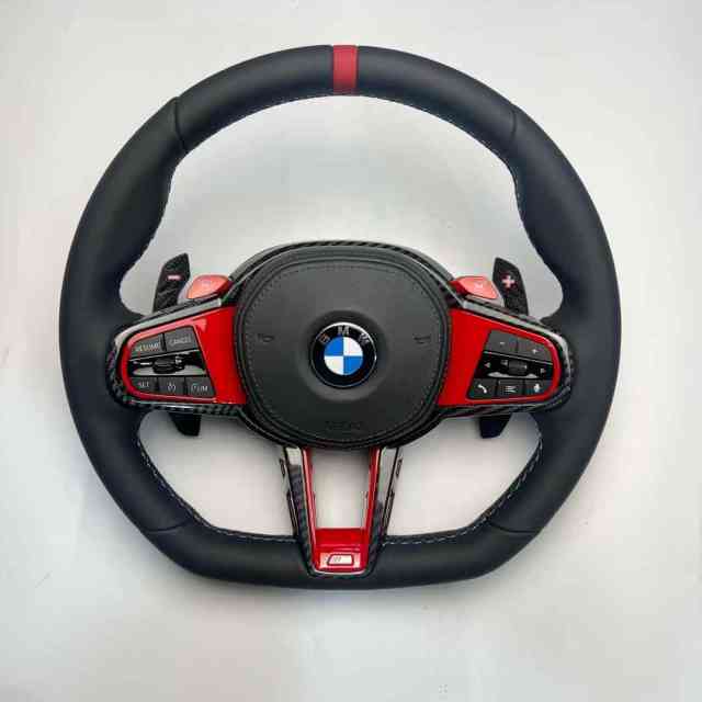LDHMI Carbon Fiber Steering Wheel  for BMW  Series X 1 2 3 4 5 6 7 8 G F35 01 02 03 06 07 10 11 12 13 I5 I6 20 21 22 23 24 25 28 30 31 33 368 48 S GT E46 39 60 83 90 91 92 93 70 71 72 M3 5 6 8